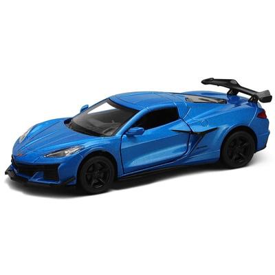 1/32 Chevrolet Corvette Z06 Суперкар Сплав Модель Автомобиля Игрушка Литье под Давлением Звук и Свет Машинки Игрушки для Детей Транспортное Средство