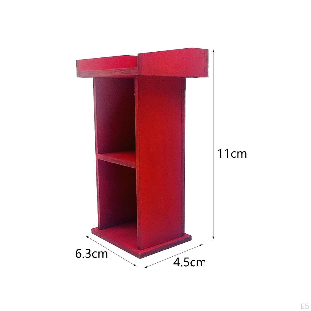 1:12 Dollhouse Wooden Desk, DIY Craft, Decorative Furniture, Decoration for