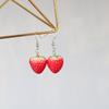 Jewelry Cute Dangle Women Red Vivid Strawberry Drop Earrings Fashion Accessories Ear Studs Jewelry