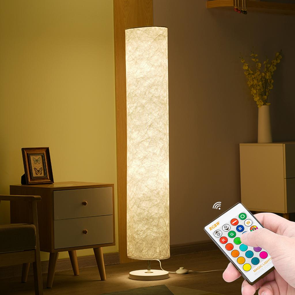 AC110-220V 14W Soft Fabric LEDs Floor Lamp Standing Light E27 Base Socket Holder Foot Pedal Switch