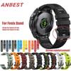 Быстросъемный силиконовый ремешок 26 мм 22 мм двухцветный для Garmin Fenix E 8 7X 7 6 6X/Epix Pro Gen 2 51 мм 47 мм/Аксессуары для ремешка часов Tactix