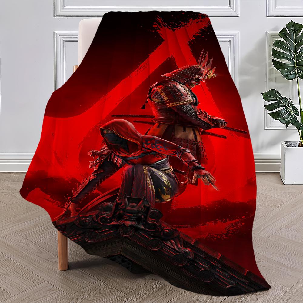 Игра A-Assassins Creed S-Shadows Плед Плюшевый для сна Диванный коврик для Гостиной Теплый Офис Спальня День рождения Дом Путешествия Детские Подарки