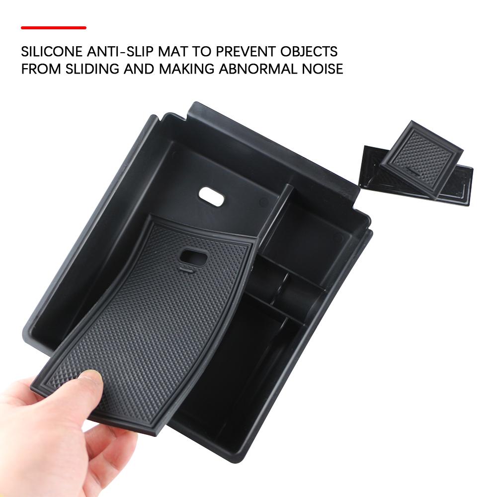 Auto Center Console Storage Box Armrest Box Storage Tray for Hyundai Tucson NX4 2021 2022 2023 ABS Auto Interior Accessories