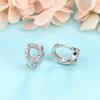Jewelry Geometric Simple Diamond Ear Buckle Stylish Korean Earrings