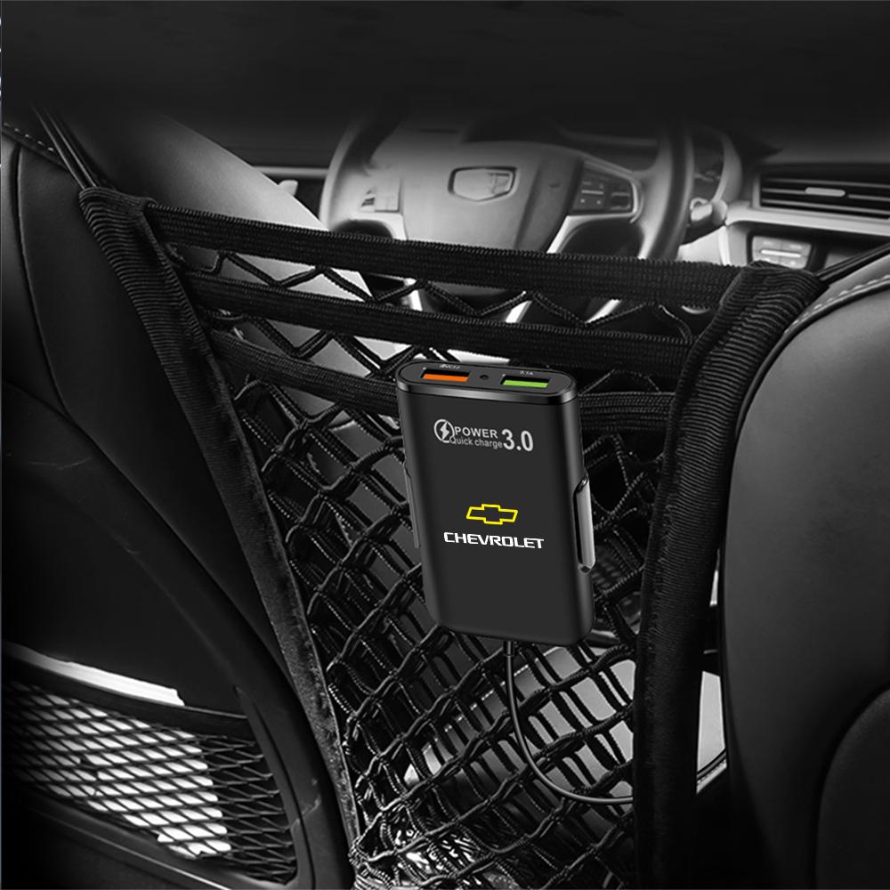 Car Fast Charger USB Type-C Ports Power Adapter Tools For Chevrolet Cruze Spark Captiva Suburban Camaro Malibu Silverado Tahoe