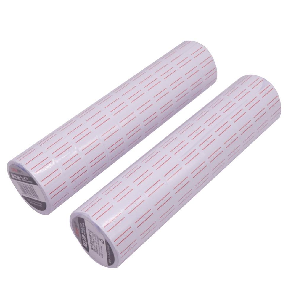 1 Roll(600 этикеток) Белая самоклеящаяся этикетка с ценой, наклейка, канцелярские товары