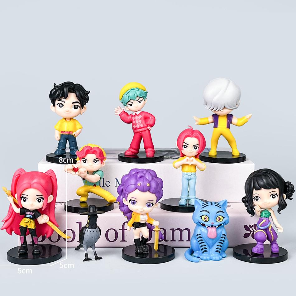 New Kpop Devil Hunter Rumi Zoey Mira Saja Boys Anime Girls/Boys Group Collection Desktop Trinkets Childrens Gifts Boxed