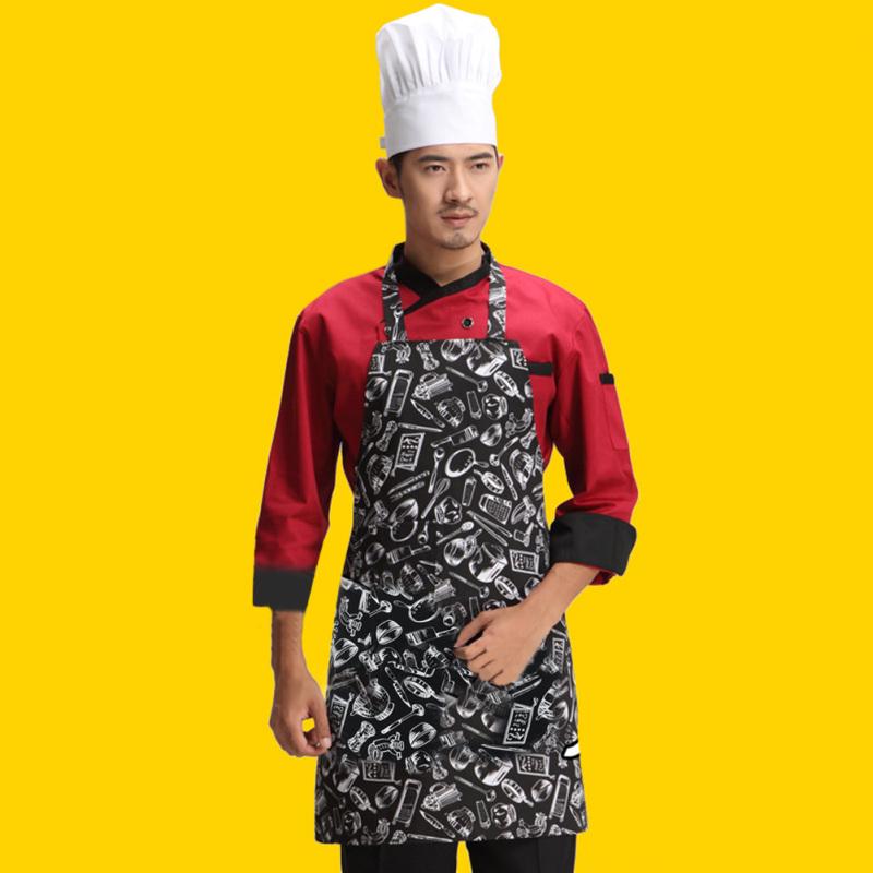Фартук шеф-повара для женщин на кухне, противообрастающий для приготовления пищи в ресторане отеля