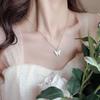 Sweet Butterfly Acrylic Clavicle Necklace: Simple, Elegant, and Charming Summer Jewelry.