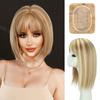 Synthetic Short Straight Hair 3 Clips In Hair Extensions Natural For Women Daily Use Hair With Bangs