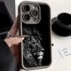 Крутой чехол для телефона из силикона с рисунком льва для iPhone 17 16 15 14 13 12 11 Pro Max 17 Air 16E XS X XR 7 8 Plus, ударопрочный, мягкий чехол