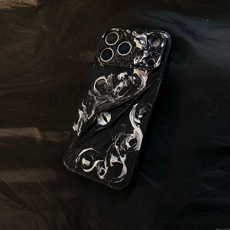 Elf grandma gray eye for apple 17pro mobile phone case iPhone new 15Pro new all-inclusive personality