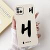 Для Realme C11 (2021) Счастливый чехол для телефона с первой буквой для Realme C11 2021 2020 RMX3231 RMX2185 Мягкий силиконовый противоударный чехол