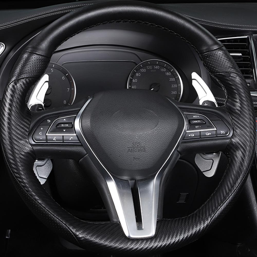 For INFINITI QX50 QX55 QX60 2022 ESSENTIAL Luxe SENSORY Car Steering Wheel Paddle Shifter Extension DSG Gear Sticker Accessories