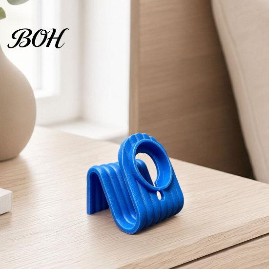 Cable Routing Charging Base Watch Stand, with Built-in Management, Minimalist Dock Desk And Bedside Organizer, Matte Surface Storage Holder Station
