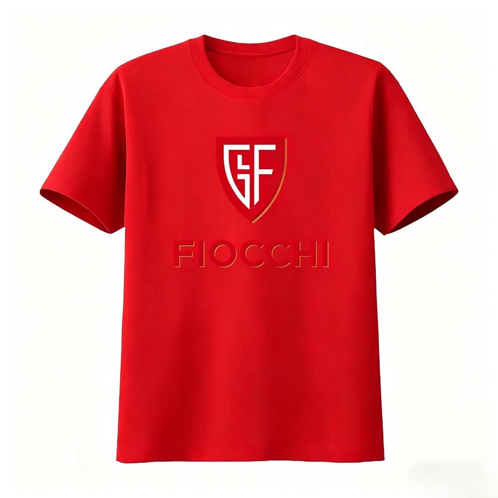 Fiocchi Unisexs White T Shirt with Rifles Guns Firearms Shield Print Casual Unisexs Clothing Womens Clothing 2026 Summer T Shirt
