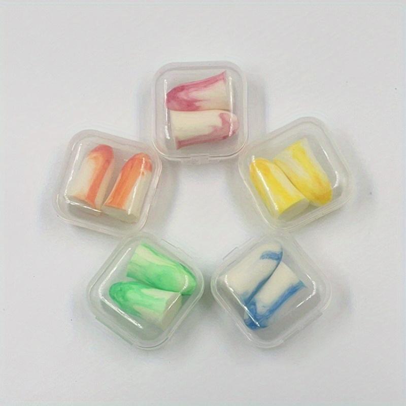 3 пары красочных беруш из мягкой пены для путешествий, предотвращения шума во время сна, беруши, шумоподавление