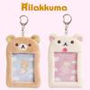 Плюшевая брелок-держатель для карт Rilakkuma, защитный чехол Po, мультяшные аниме-аксессуары, брелоки, сумки, аксессуары, подарки
