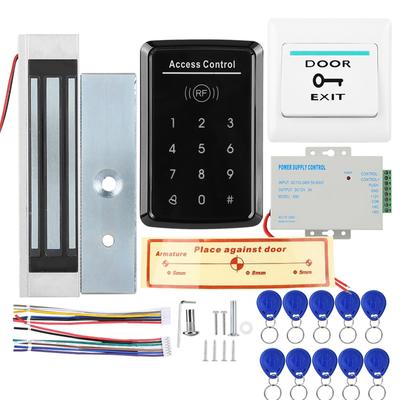 RFID 125 кГц считыватель карт система контроля доступа пароль 180 кг электромагнитный замок