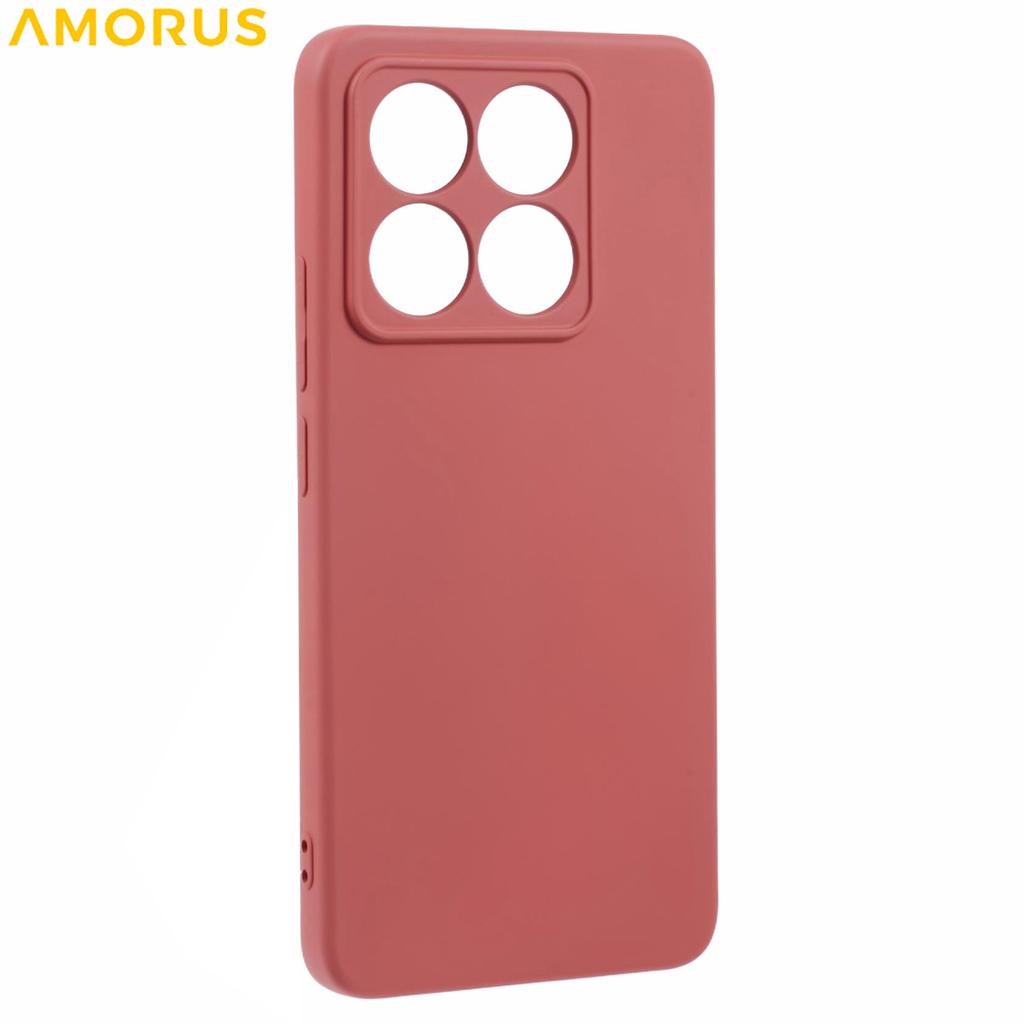 For Xiaomi 14T Case Precise Cutouts TPU Fiber Lining Shockproof Phone Cover