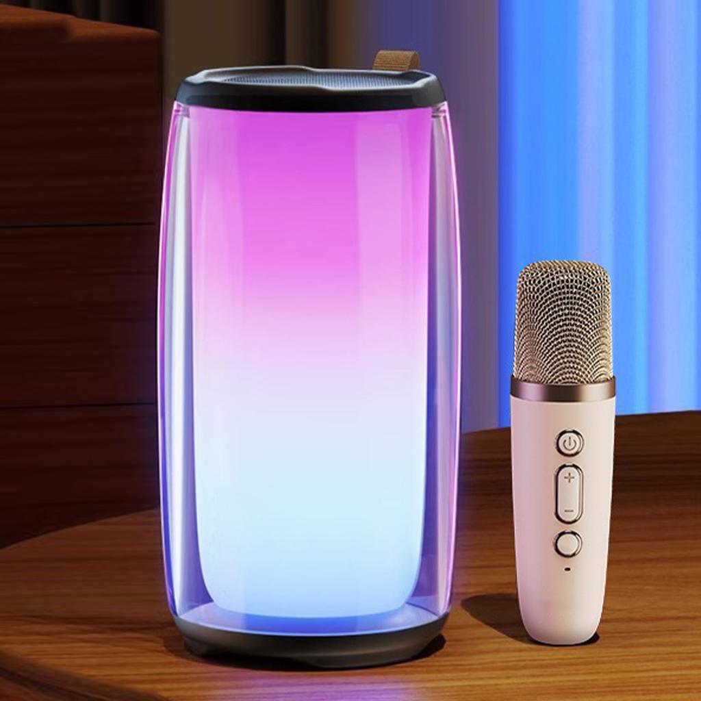 Bluetooth-караоке-машина, многофункциональная беспроводная портативная мини-колонка Bluetooth с микрофоном
