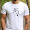 Футболка Stickman, Чувак, Ты Поправился Футболка, Смешная Футболка Со Стикменом, Футболка Со Стикменами, Футболка С Папиной Шутки, Прикольная Футболка Для Папы, Подарок Со Стикменом