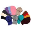 Woolen Balaclava Hat Windproof Neck Collar Beanies Cap Casual Knitted Hooded Cap  Male/Female