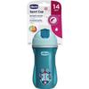 Chicco Tasse Sport À Paille Et Paroi Isolante Bleu +14m 266ml 1 Unité