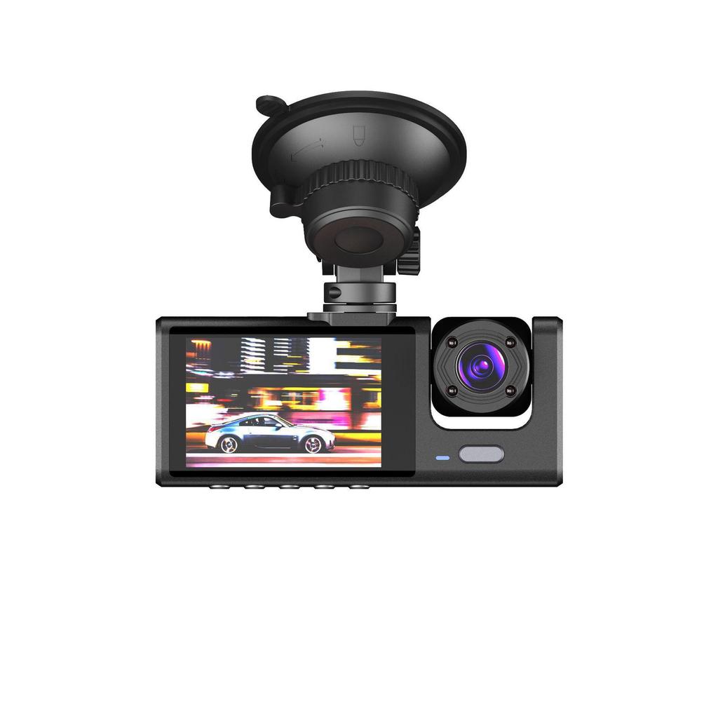 New Icreative Car DVR 3 Cameras Full HD 1080P Dual Lens Car DVR Camera 2.0 Inch IPS Screen Front Rear Recorder Camera