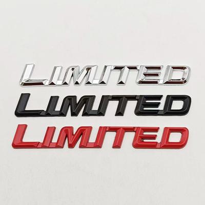 Новый 3D Металлический Хромированный Логотип Стайлинга Автомобиля LIMITED Значок Эмблема Ограниченная Серия Наклейка на Кузов Багажника Наклейка На крыло Автоаксессуар