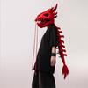 Костюм скелета динозавра 3D Ультра-реалистичный Плюшевый костюм динозавра Дышащий Мягкий Безопасный для кожи Машинная стирка Костюм для Хэллоуина