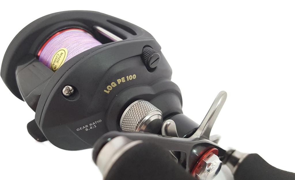 Glory Fish Baitcasting Reel Log 100PE Light Offshore Game with PE1 Line - 150m
