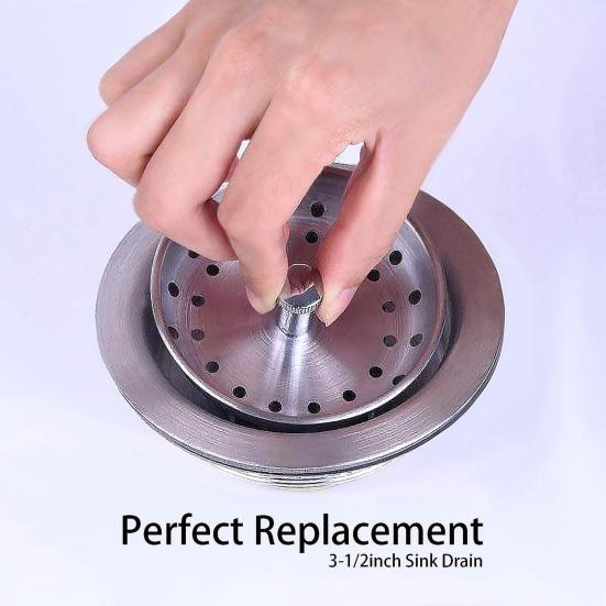 1 комплект, сито для раковины, многоразовое, удобное, износостойкое, из нержавеющей стали, пробка для кухонной раковины, сито, бытовые принадлежности