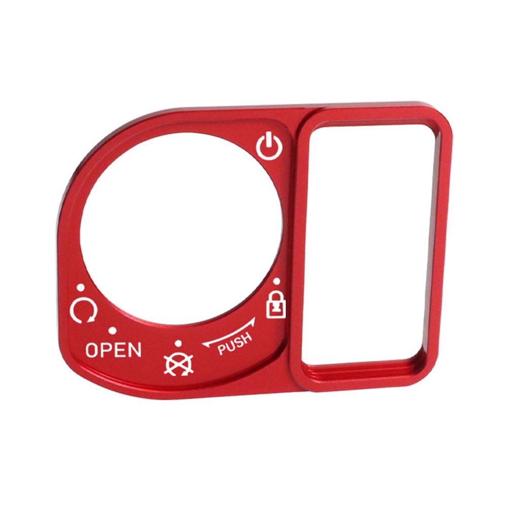 Крышка переключателя зажигания мотоцикла из алюминиевого сплава, защитная крышка кнопки электрического замка для Honda PCX150 PCX125 ADV150