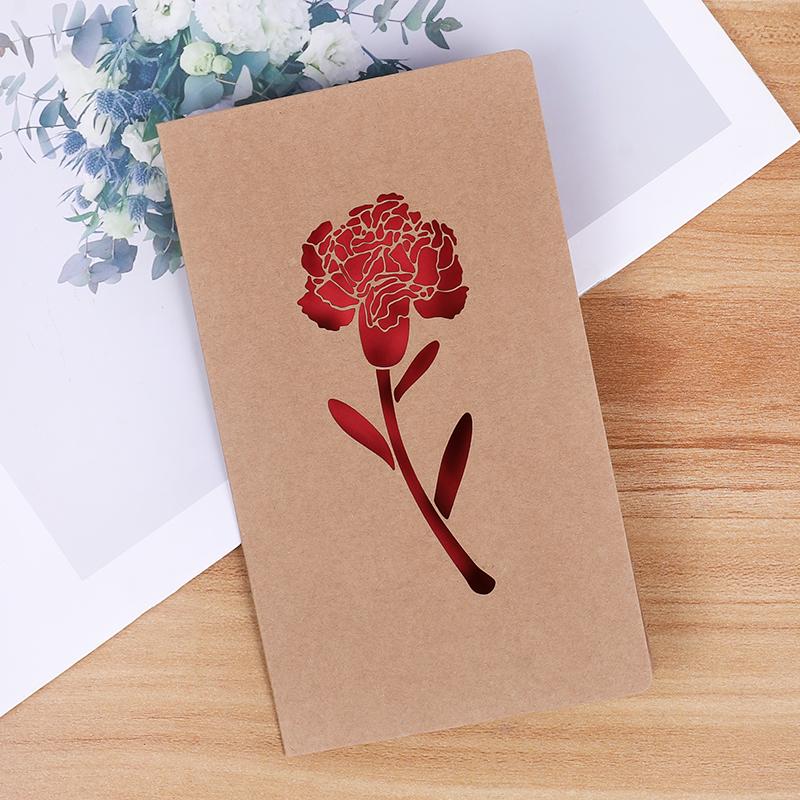 Вырезанные цветы в форме сердца на День святого Валентина Поздравительная открытка на День матери с конвертом Подарочная карта Приглашение на день рождения Принадлежности для свадебных торжеств