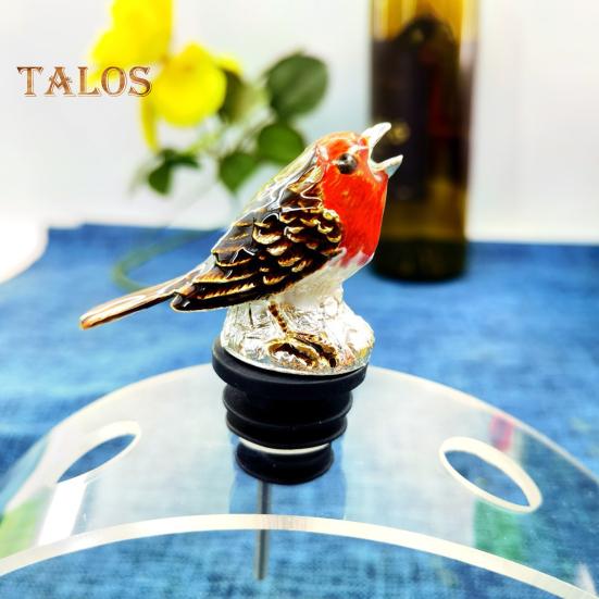 Пробка для вина, пищевой герметичный универсальный отличный креативный эмалированный дизайн, пробка для бутылки вина, барный инструмент для ресторана