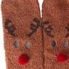 Elk Red Green Floor Sleep Socks Women Hosiery Christmas Socks Coral Velvet Socks Middle Tube Socks