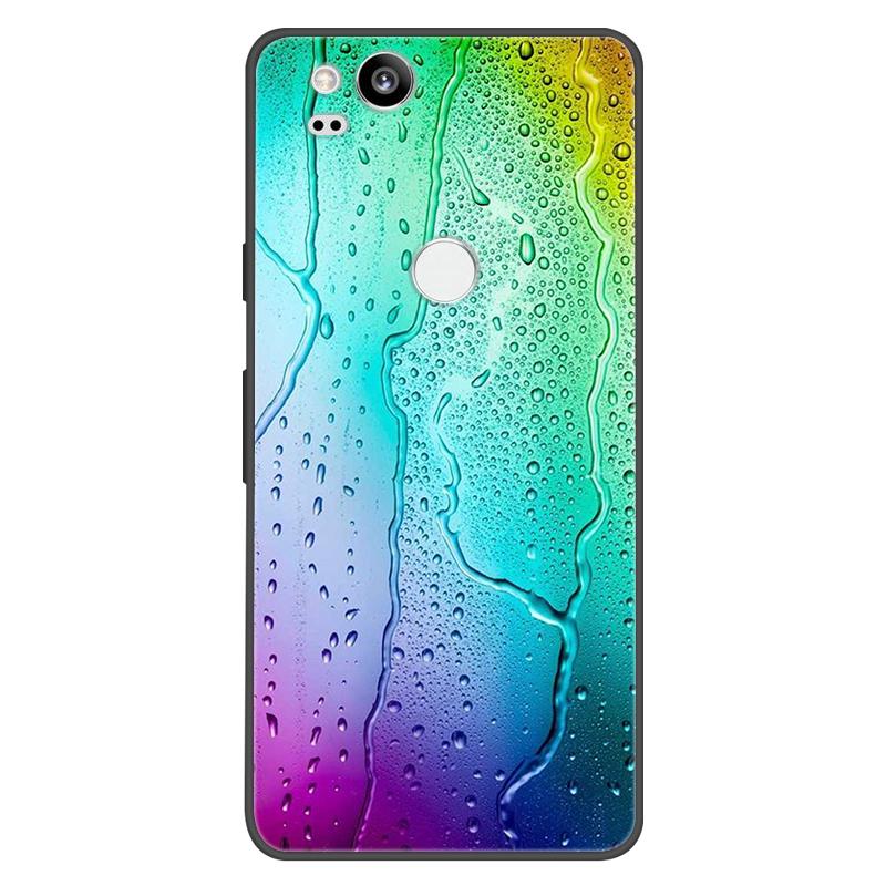 Чехол для Google Pixel 2 Мягкий черный силиконовый бампер Чехол-бабочка для Googe Pixel2 2XL Pixel2XL 2 Чехлы Fundas Coque