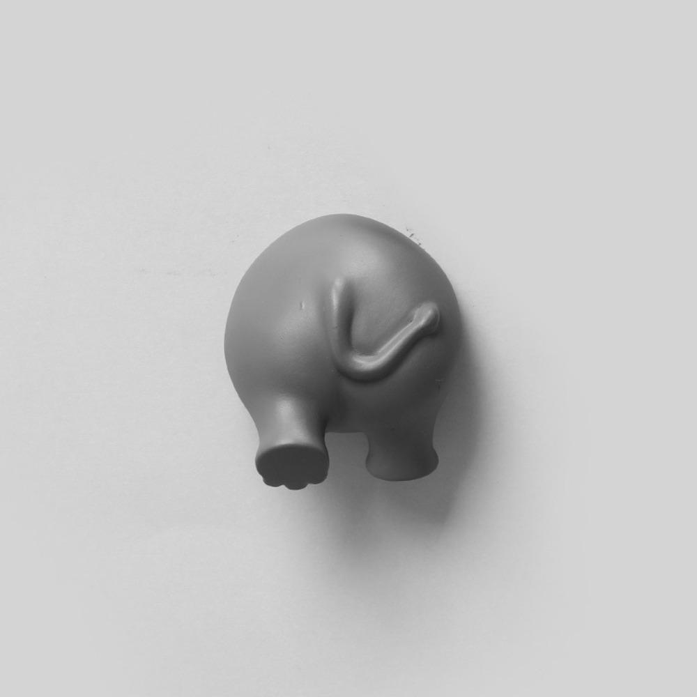 Магниты на холодильник с изображением животных спереди и сзади, мультяшный милый магнит с кроликом, украшение на год Кролика