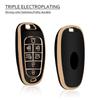TPU Car Remote Key Case Cover Shell For Hyundai Tucson Santa Fe 2025 NEXO NX4 Atos Prime Solaris 2025 5 Button 7 Button