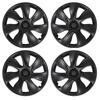 4pcs Hubcaps for 19 Inch Wheels Full Wrap Coverage Hub Cap Replacement for Tesla Model Y 2020 To