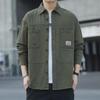 Men's Fashion Long Sleeve Japanese Work Shirt - Casual All-Match, Cool High-End Spring/Autumn Jacket