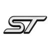 djsh6 3D Metal ST Letters Car Steering Wheel Emblem Badge Sticker for Ford ST Fiesta Focus Edition KUGA Mondeo Focus X 2 3