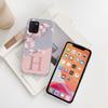 For Samsung Galaxy Note 10 Lite S10 S9 Plus S10e S20 Phone Case Soft Slim Luxury A-Z Letters Back Cover Clear Bumper Transparent