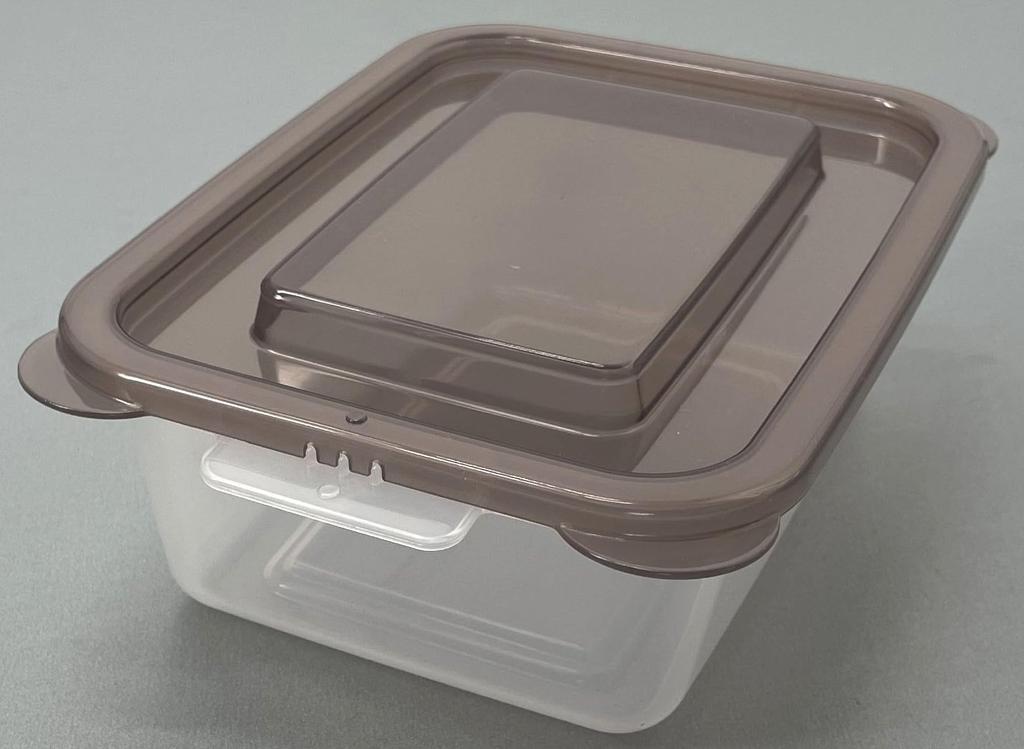 Контейнеры для хранения с крышками, которые прилипают набор Сделано в Японии T-world вместе, 500 мл, 3, Коричневый,