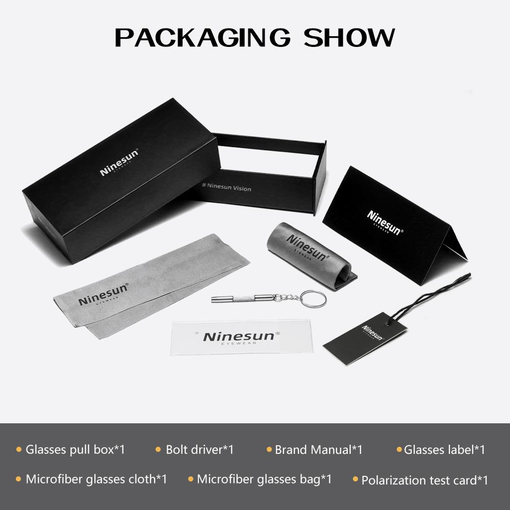 Ninesun Модные мужские солнцезащитные очки поляризованные вождения TR90 солнцезащитные очки для мужчин фирменный дизайн высококачественные зеркальные очки мужские