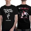 Смешное лицо  Футболка My Chemical Romance  Модные футболки Топы с коротким рукавом Лето 100% Хлопок Круглый вырез Большой размер 5XL Топы
