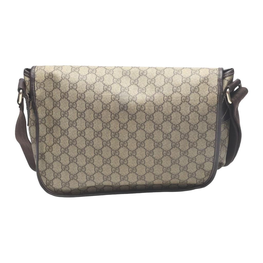 Gucci GG plus GG Supreme Сумка через плечо GG Supreme Canvas Коричневый 201732 002122 Б/у