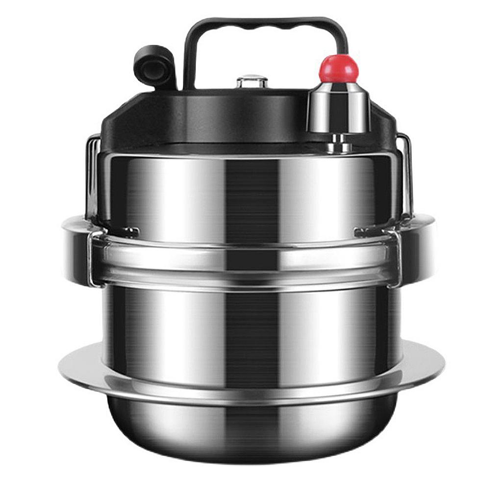 Outdoor Camping 2L Pressure Cooker Rice Cooker Multifunctional Cooker Stainless Steel Cooking Pot