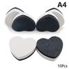 10Pcs Love Washable Nail File Sponge Block Sanding Multicolour Double Sided Polishing Tools Nail Care